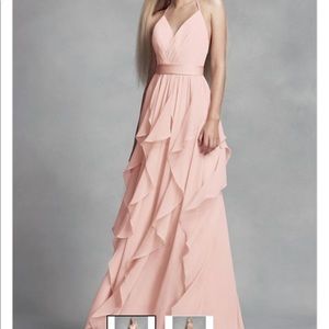 White by Vera Wang Light Pink Gown